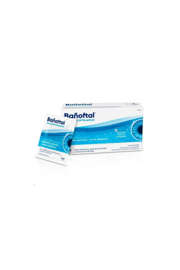 M4pharma Bañoftal Toallitas Oftálmicas Oculares Estéril 20 Unidades