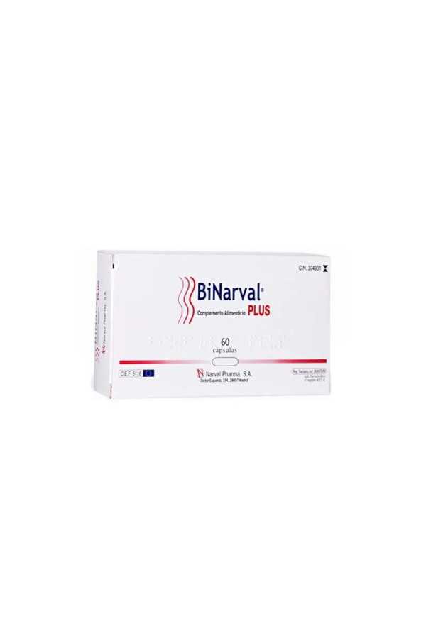Narval Pharma Binarval Plus® 760mg 60 Gélules
