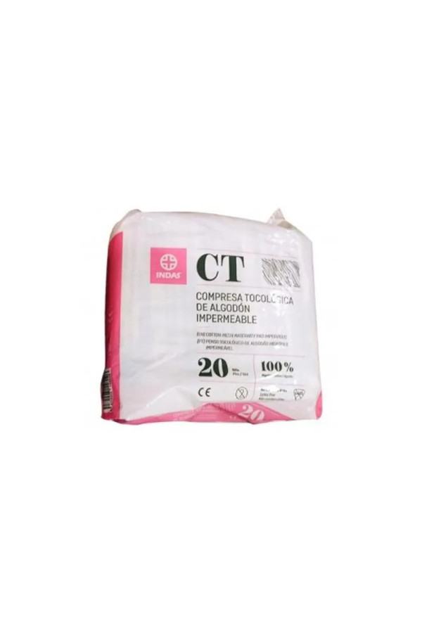 Indas Maternity Compresses Coton 20 Unités