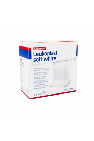 Leukoplast  Hypoallergenic Adhesive Dressing Strip 6 Cm X 5 M