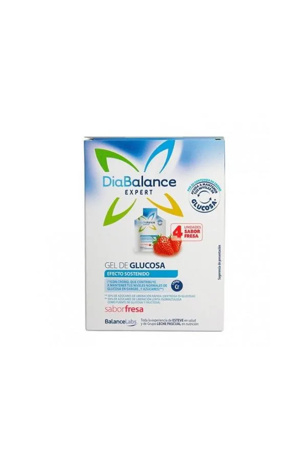 Diabalance Expert Gel De Glucose À Effet Durable Fraise 4 Sachets