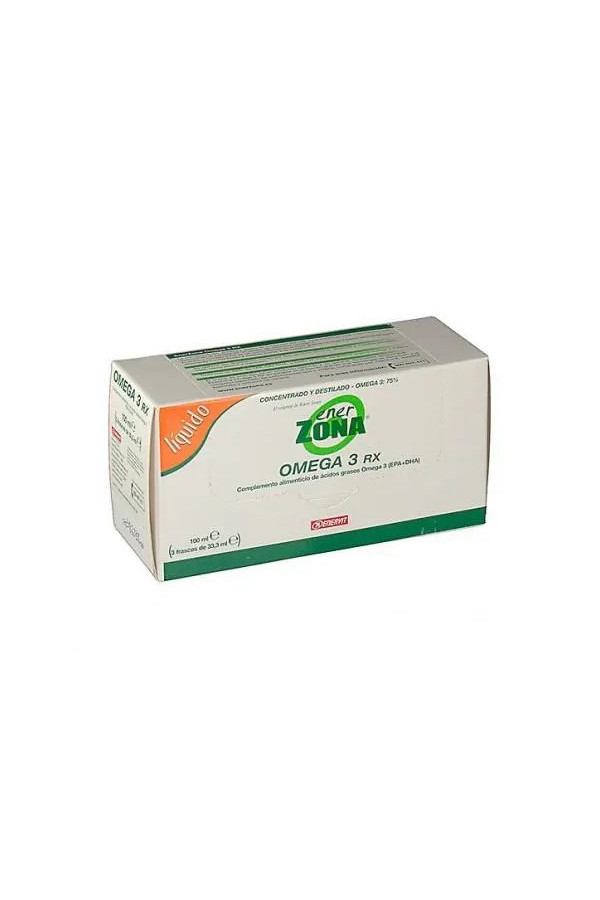 Enervit Enerzona Omega 3 Rx Complemento Alimenticio De Ácidos Grasos Aceite Pescado 3 Frascos X 33,3g