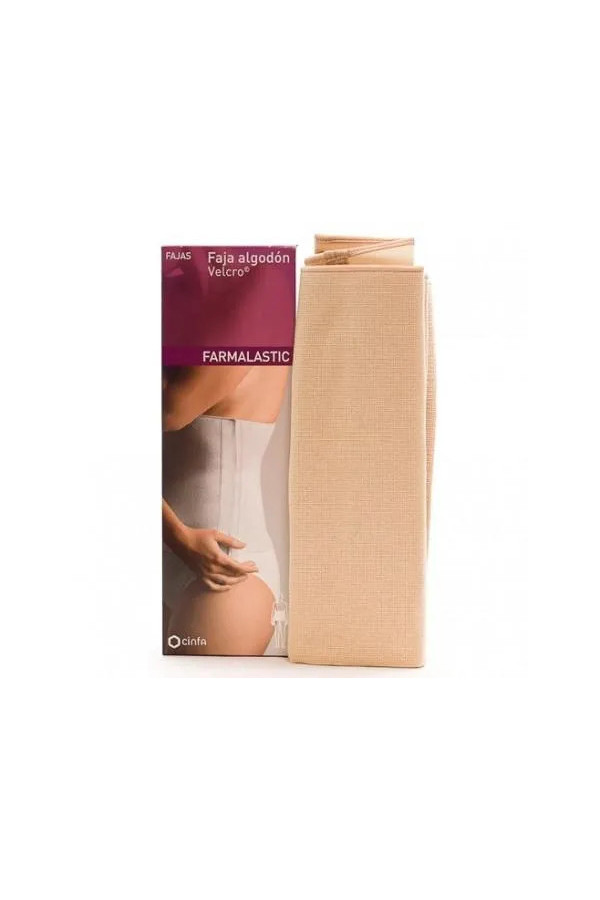 Farmalastic Lumbar Girdle Beige Velcro T-3 1 Pc