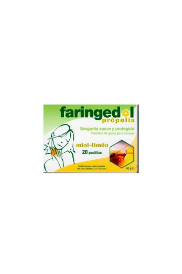 Faringedol Comprimés De Miel 20 Unités
