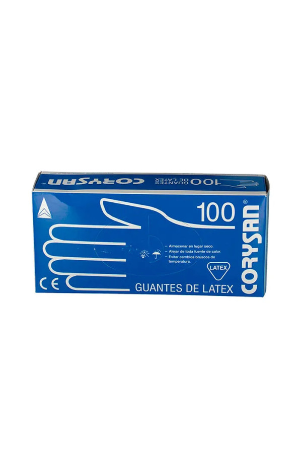 Corysan Gants en Latex Grande Taille 100U