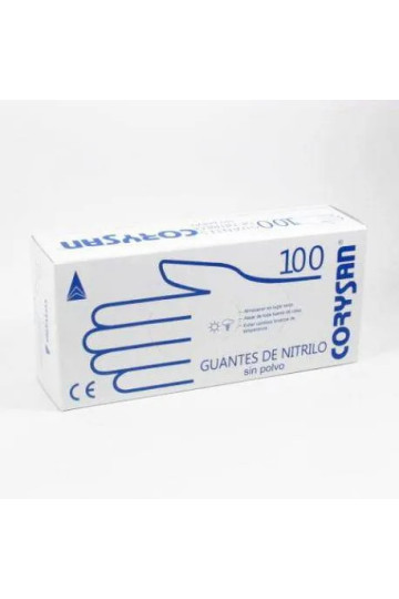 Corysan Gant En Nitrile S - Poudre Tm 100 Unités