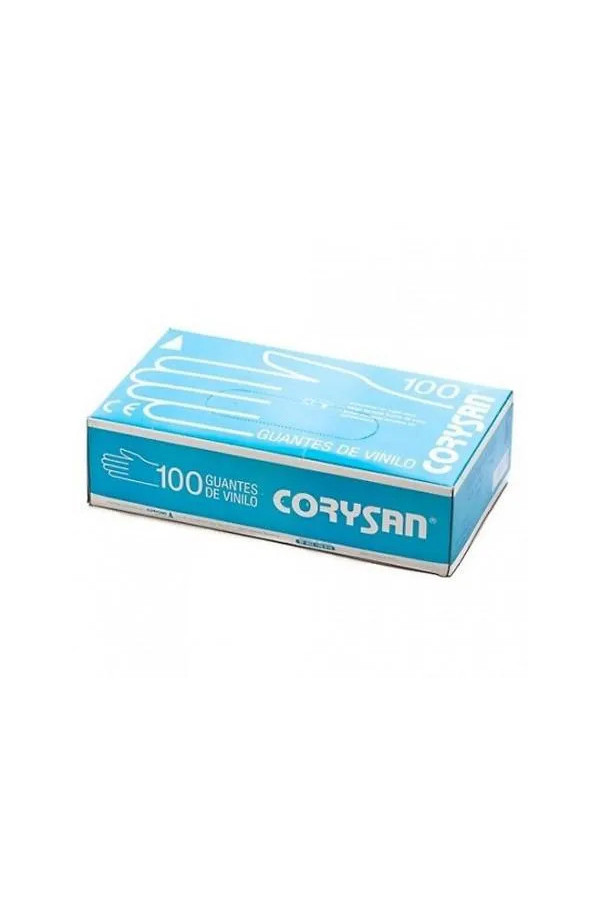 Guantes De Vinilo Talla Mediana 100 Unidades Corysan