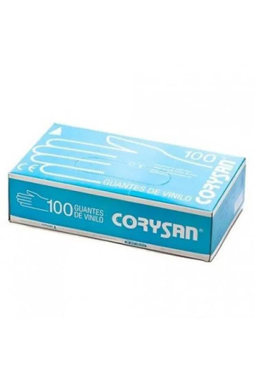 Guantes De Vinilo Talla Pequeña 100 Unidades Corysan