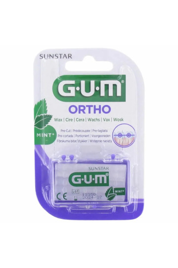 Gum 724 Cera Ortodoncia Mentolada Con Espejo 1 Ud