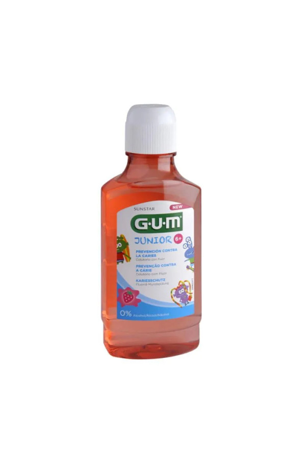 Gum Junior Colutorio Sabor Fresa 6 Años 300ml