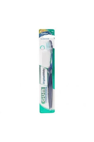 Gum Original White Brosse À Dents Medium Compacte 1 Brosse À Dents