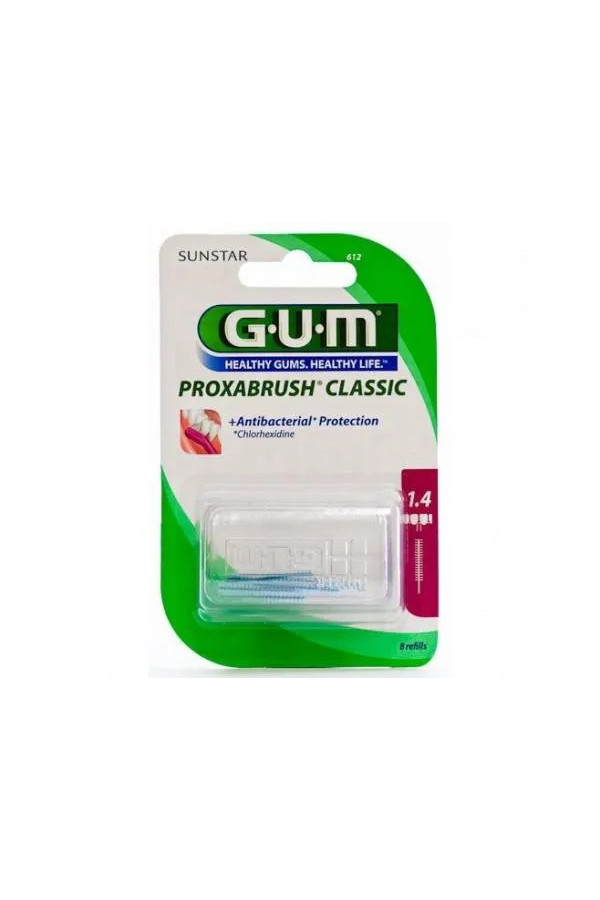 Proxabrush Recambio Cepillo Cilindrico Con Clorhexidina 6 Unidades Gum