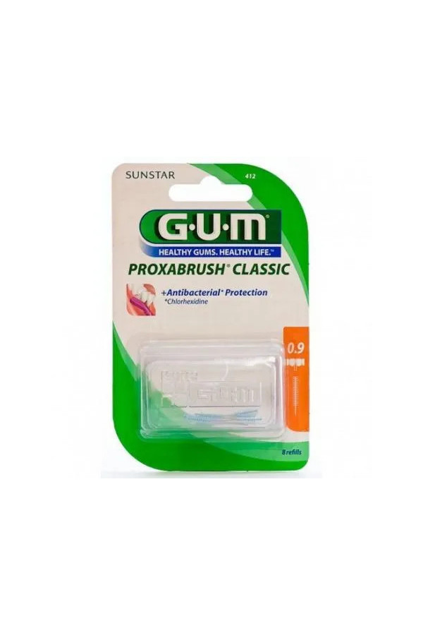 Proxabrush Classic Cepillo Interdental Con Clorhexidina 0,9 Mm 8 Unidades Gum