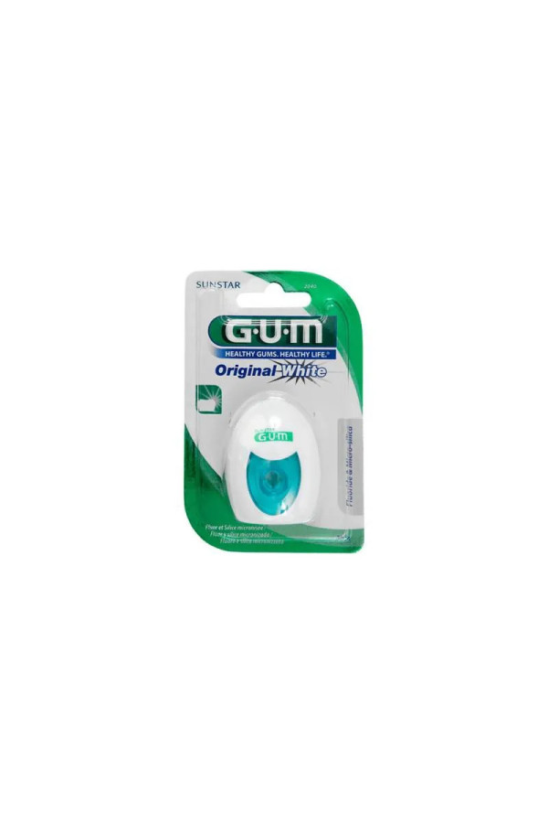Gum Fil Dentaire Original White Ciré Fluoré