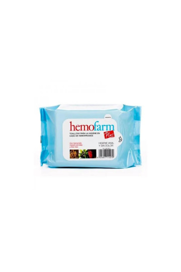 Hemofarm Plus Lingettes Humides 20 Enveloppes
