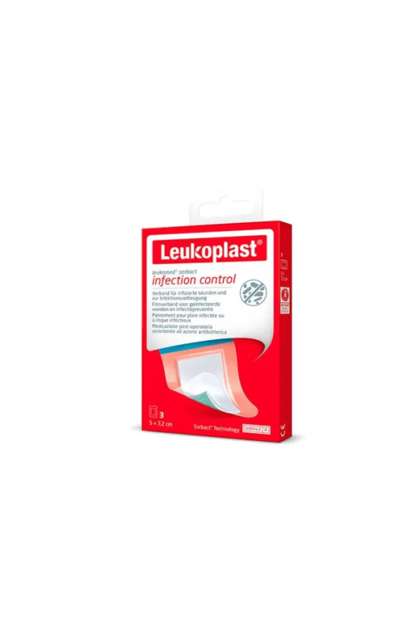 Leukomed Sorbact Dressing 5x7,2cm 3 Unités