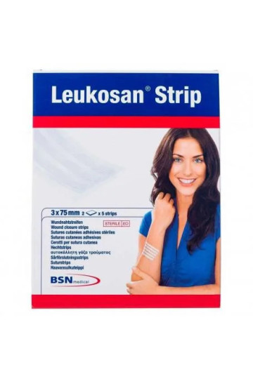 Bsn Medical Leukosan™ Bande 3x75mm 5 Bandelettes