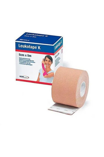 Bsn Medical Leukotape K Neuro Muscular Tecnical Bandage Vnm Beige 5 Cm X 5 Cm X 5 C