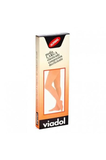 Media Viadol Larga De Compresión Normal Beige T5 Prim