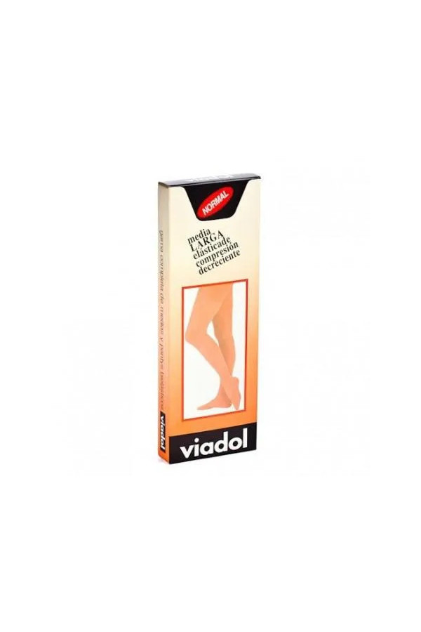 Media Viadol Larga De Compresión Normal Beige T5 Prim