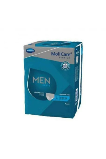 Hartmann Premium Men Pants 7 Gotas Pañal Masculino Talla L 7 Unidades Molicare