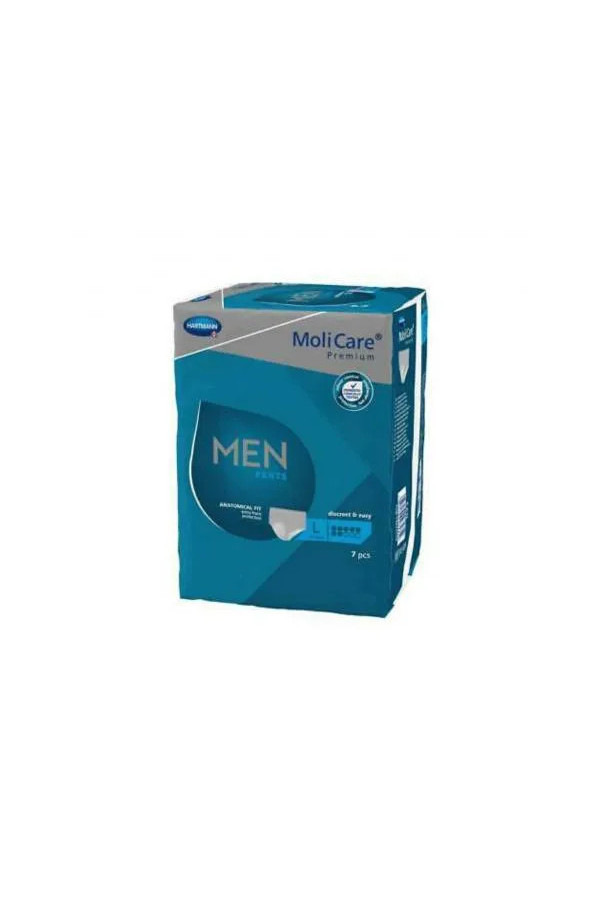 Hartmann Premium Men Pants 7 Gotas Pañal Masculino Talla L 7 Unidades Molicare