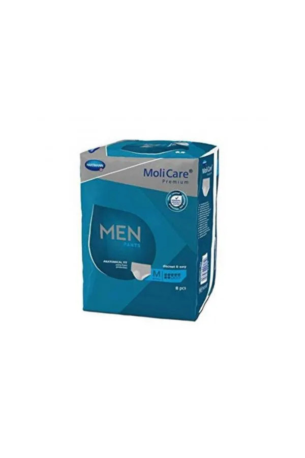 Hartmann Premium Men Pants 7 Gotas Pañal Masculino Talla M 8 Unidades Molicare