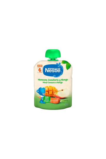 Nestle Naturnes Pomme Carotte Carotte Mangue 90g