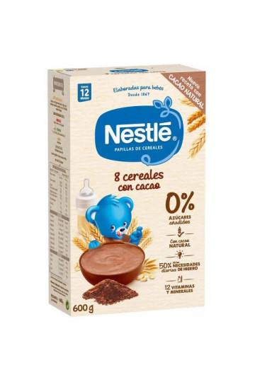 Nestle Nestlé Porridge De 8 Céréales De Cacao 600g