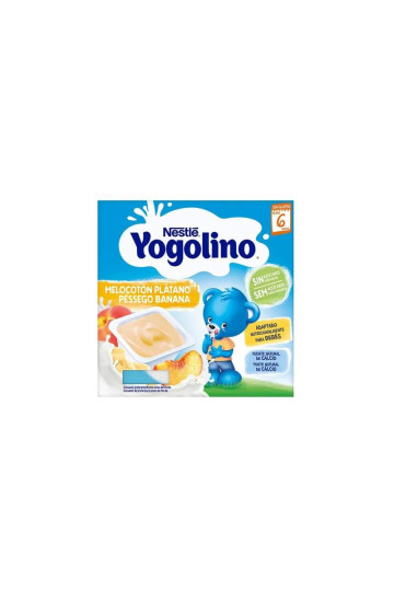 Nestle Nestlé Yogolino Melocotón y Plátano 6m 4x 100g