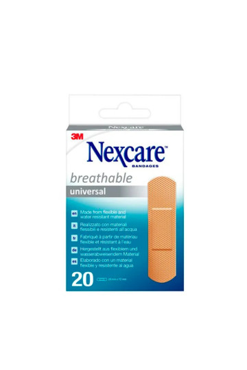 Nexcare Plastique 20 Bandes 19x76mm