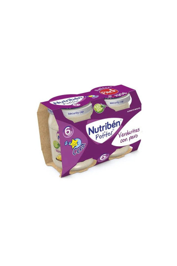 Nutriben Nutribén Potito Cena Bipack Verduritas Con Pavo 2x 190g
