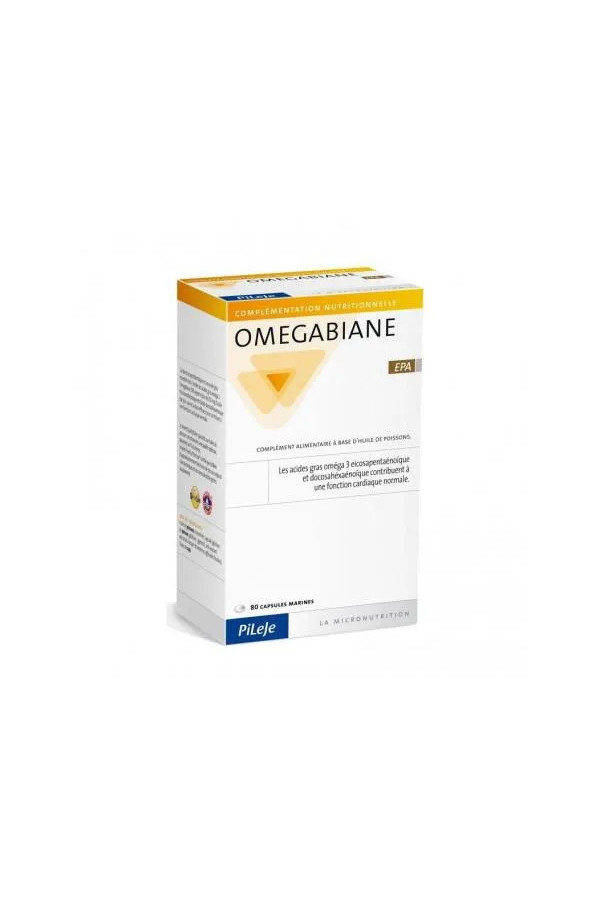 Pileje Omegabiane Epa 80 Capsules