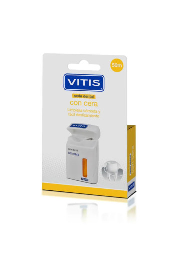 Vitis Fil Dentaire Avec Cire 50mts
