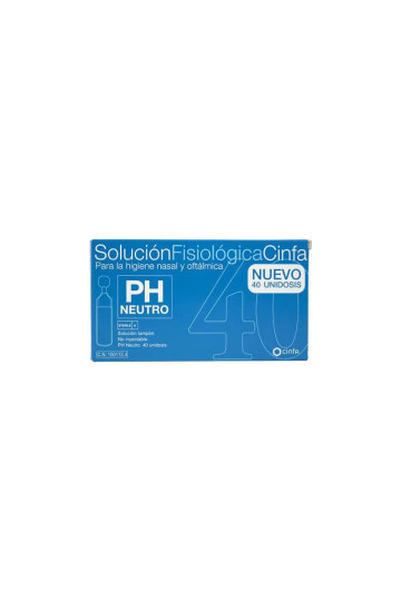 Cinfa Solución Fisiológica Para Higiene Nasal 40 Unidosis