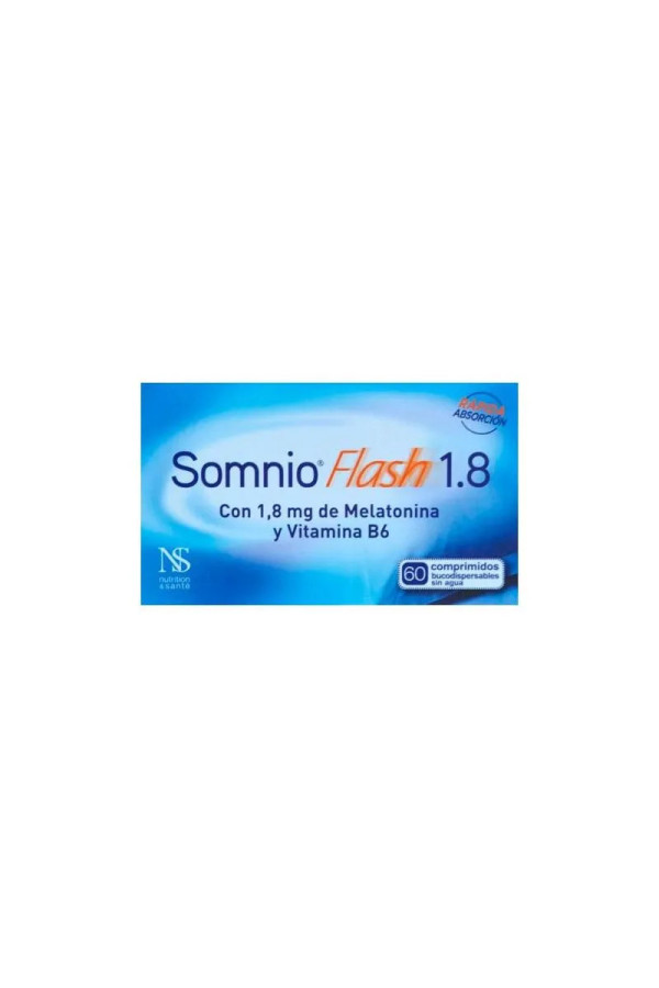 Nutricion and Santé Somnio Flash 1,8mg 60 Comp 60 Comp
