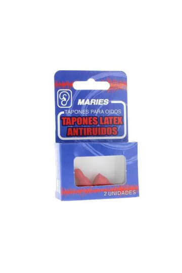 Maries Bouchons D'oreilles Anti-Bruit En Latex 2 Pièces