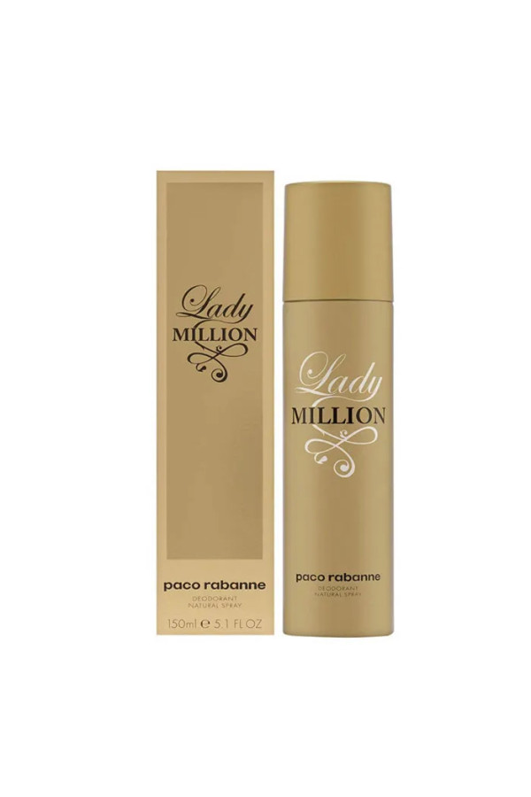 Paco Rabanne Lady Million Déodorant Vaporisateur 150ml