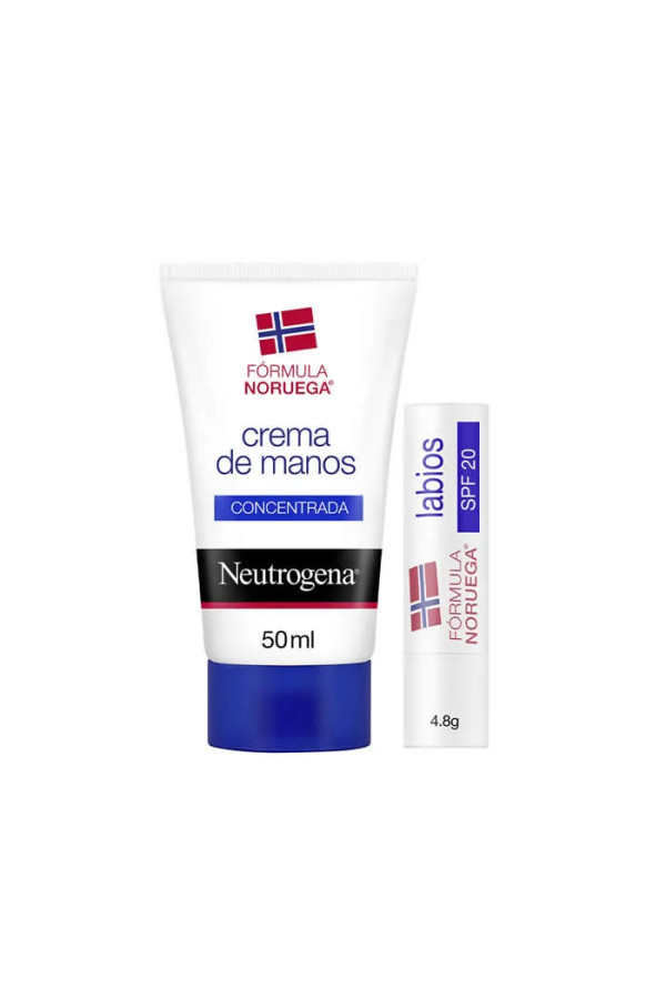 Neutrogena Scented Hand Cream 50ml + Lip Care Spf 20 4.8g