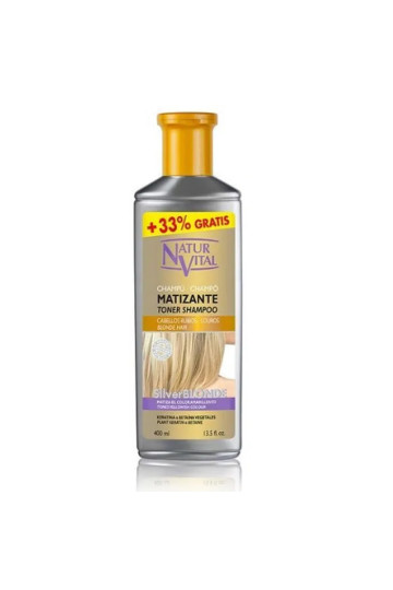 Naturvital Shampooing Matifiant Blond Argenté 400ml