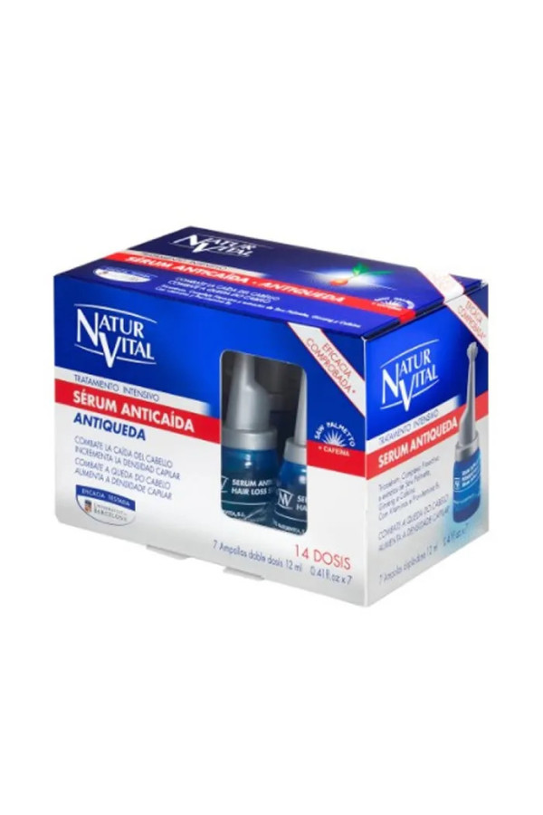 Naturvital Ampoules Traitement Intensif Sérum Anti-Chute 7x12ml