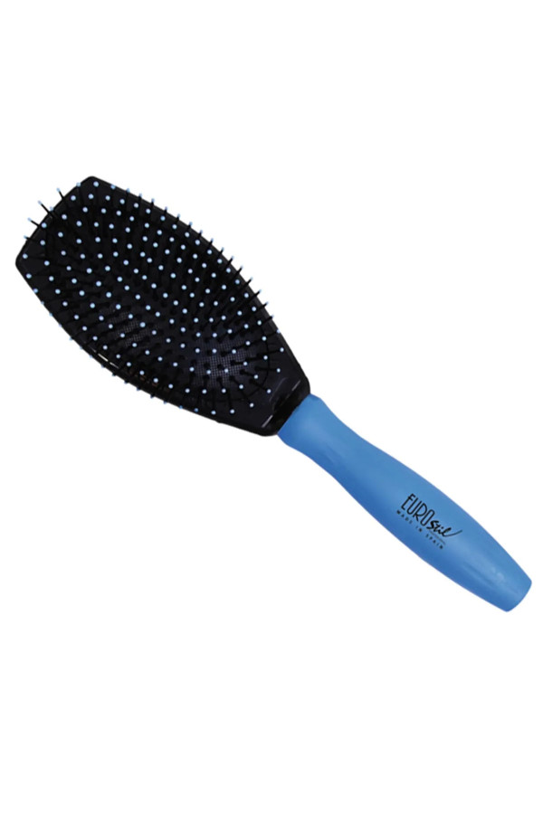 Eurostil Pneumatic Small Bi-Material Brush with Plastic Bridge
