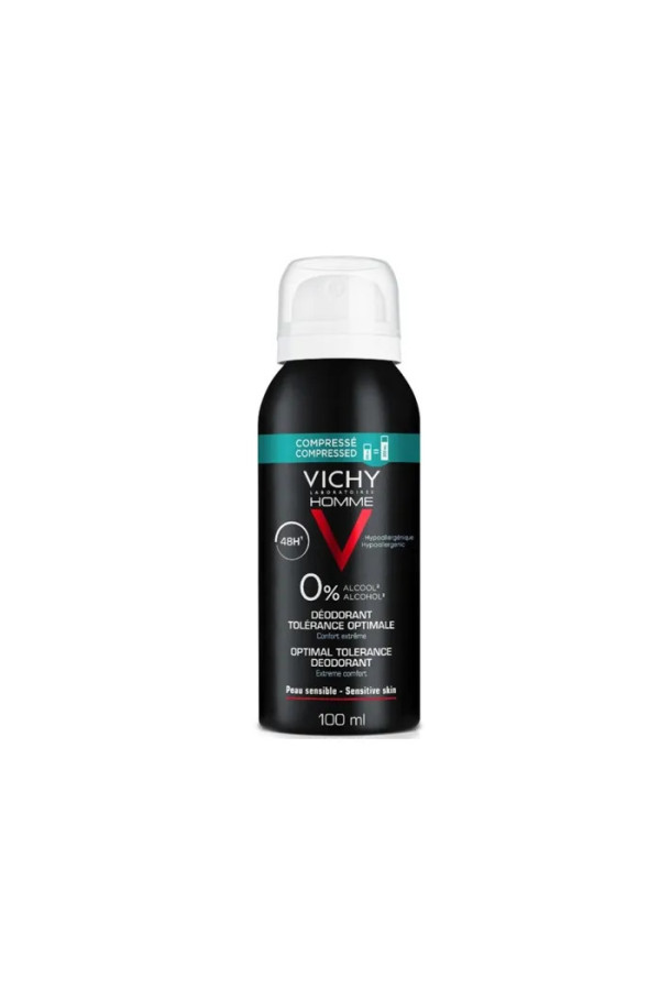 Vichy Homme Déodorant Tolérance Optimale 48H Spray 100 ml