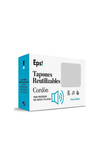 Eps Reusable Ear Plugs Cord 2uts