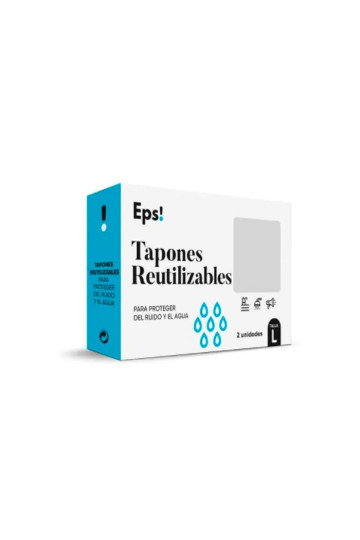  Eps Reusable Ear Plugs Size L 2uts 