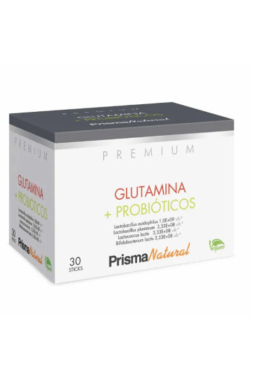 Prisma Natural Glutamine + Probiotics 30 Sticks x 4.37g