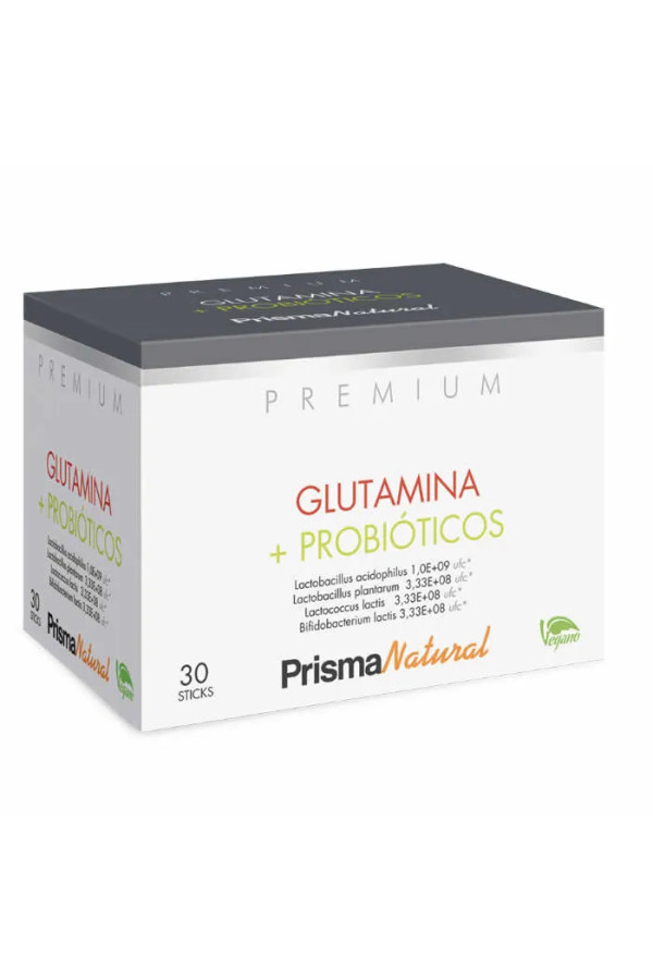 Prisma Natural Glutamine + Probiotics 30 Sticks x 4.37g