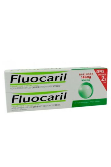 Fluocaril Bi-Fluoride Mint Paste 145mg 2x75ml