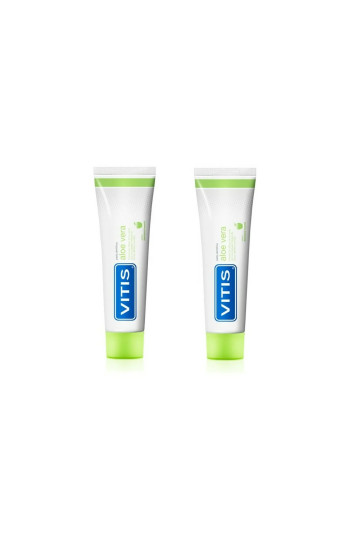 Vitis Duplo Aloe Vera Toothpaste Apple Flavor  2X150ml +75ml Free