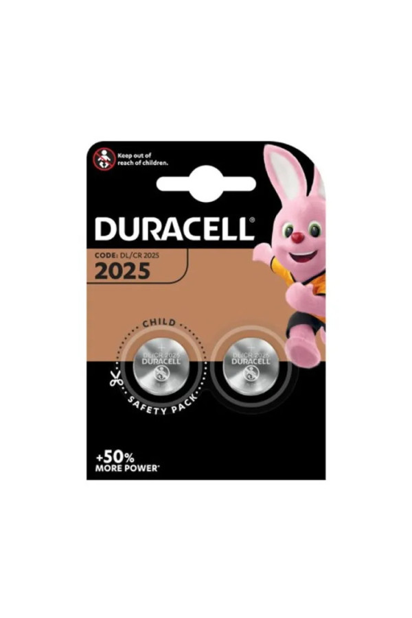 Duracell Lithium Button Battery 3V 2025 DL/CR2025 2 Units